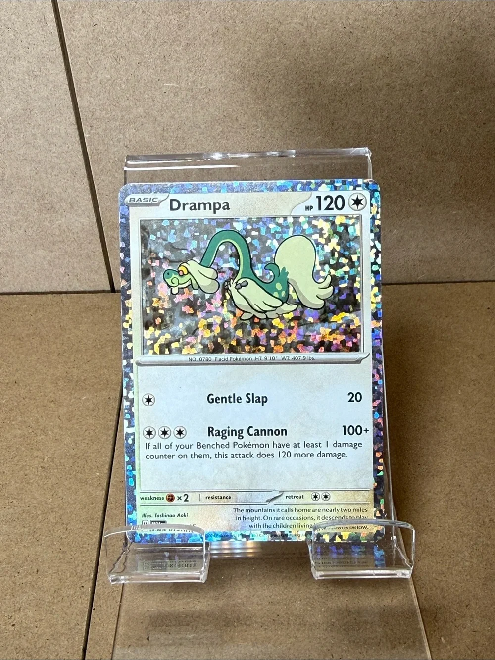 Pokemon Trading Cards Bundle Lot of 4  Drampa Jigglypuff Rayquaza Hatenna
